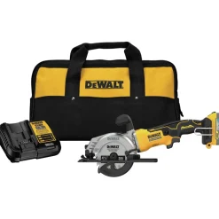 Dewalt 20V MAX Brushless Lithium-Ion 4-1/2 in. Cordless ATOMIC Circular Saw Kit (1.7 Ah)