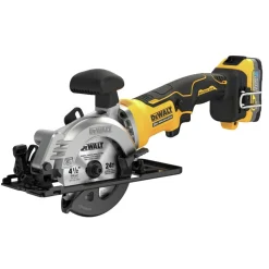 Dewalt 20V MAX Brushless Lithium-Ion 4-1/2 in. Cordless ATOMIC Circular Saw Kit (1.7 Ah)