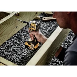 Dewalt 20V MAX Brushless Lithium-Ion 1/2 in. Cordless Hammer Drill Driver and 1/4 in. Impact Driver Kit (1.7 Ah)