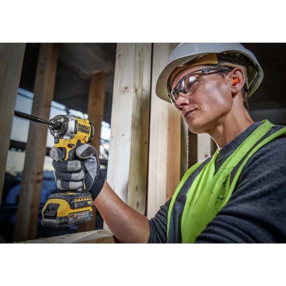 Dewalt 20V MAX Brushless Lithium-Ion 1/2 in. Cordless Hammer Drill Driver and 1/4 in. Impact Driver Kit (1.7 Ah)