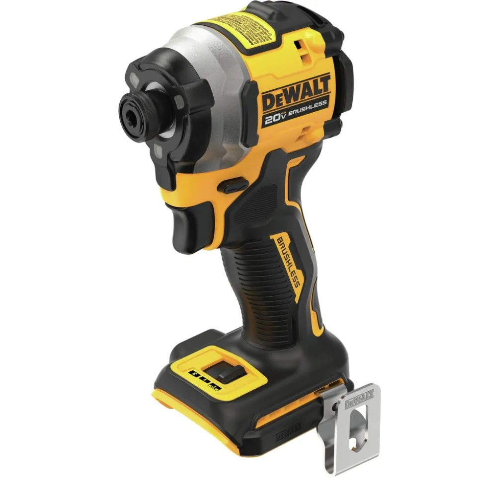 Dewalt 20V MAX Brushless Lithium-Ion 1/2 in. Cordless Hammer Drill Driver and 1/4 in. Impact Driver Kit (1.7 Ah)