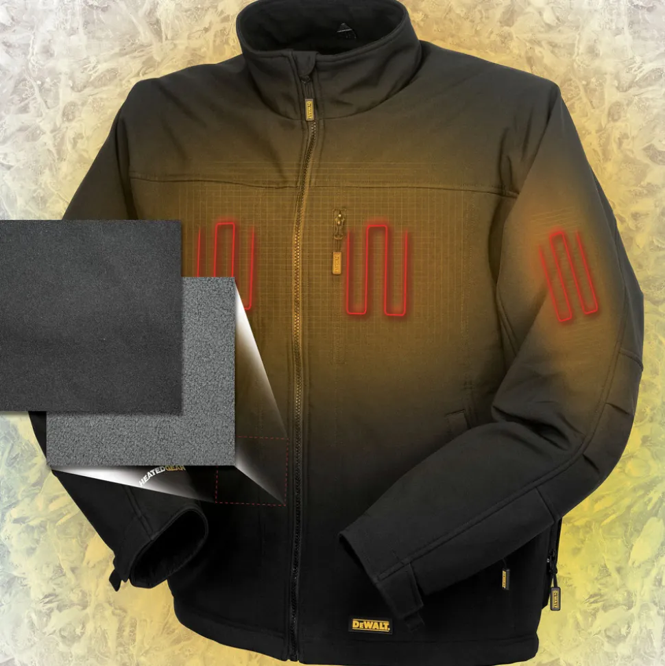 Dewalt 20V MAX Li-Ion Soft Shell Heated Jacket (Jacket Only) - 2XL