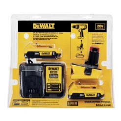 Dewalt 20V MAX Lithium-Ion Battery/Charger/Adapter Kit for 18V Cordless Tools with 2 Batteries (2 Ah)