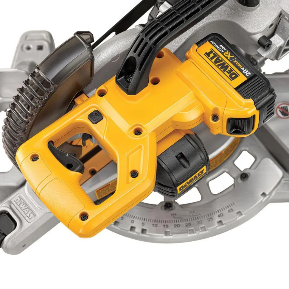 Dewalt 20V MAX Lithium-Ion Cordless 7 1/4 in. Sliding Miter Saw Kit (4 Ah)