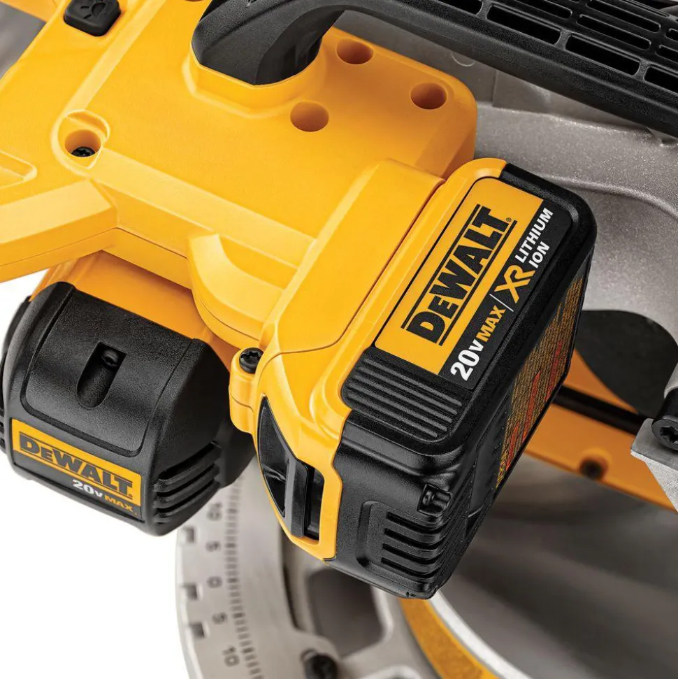 Dewalt 20V MAX Lithium-Ion Cordless 7 1/4 in. Sliding Miter Saw Kit (4 Ah)