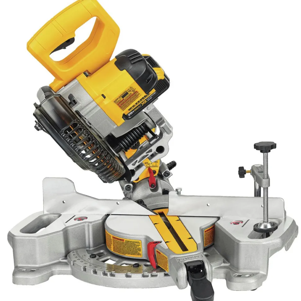 Dewalt 20V MAX Lithium-Ion Cordless 7 1/4 in. Sliding Miter Saw Kit (4 Ah)