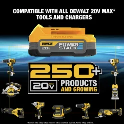 Dewalt 20V MAX POWERSTACK Compact Lithium-Ion Battery