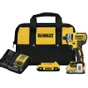 Dewalt 20V MAX XR Brushless Lithium-Ion 1/4 in. Cordless 3-Speed Impact Driver Kit (1.7 Ah)
