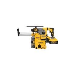 Dewalt 20V MAX XR Brushless Cordless 1-1/8 in. L-Shape SDS PLUS Rotary Hammer Kit with On Board Extractor (6 Ah)