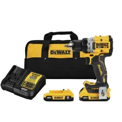 Dewalt 20V MAX XR Brushless Lithium-Ion 1/2 in. Cordless Drill Driver Kit with 2 Batteries (2 Ah)