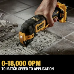 Dewalt 12V MAX XTREME Brushless Lithium-Ion Cordless Oscillating Tool Kit (3 Ah)