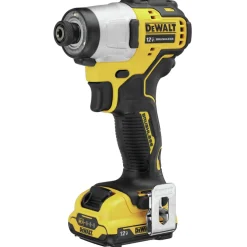 Dewalt XTREME 12V MAX Brushless Lithium-Ion 1/4 in. Cordless Impact Driver Kit with 2 Batteries (2 Ah)
