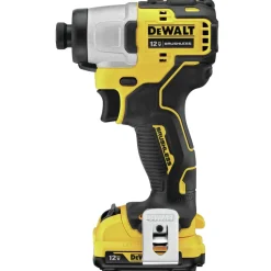 Dewalt XTREME 12V MAX Brushless Lithium-Ion 1/4 in. Cordless Impact Driver Kit with 2 Batteries (2 Ah)