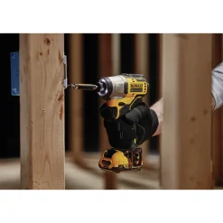 Dewalt XTREME 12V MAX Brushless Lithium-Ion 1/4 in. Cordless Impact Driver Kit with 2 Batteries (2 Ah)