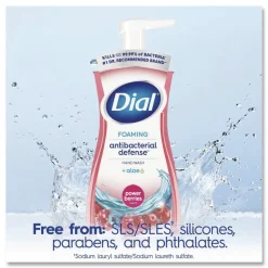 Dial 10 oz Antibacterial Foaming Hand Wash - Power Berries Scent (8/Carton)