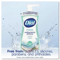 Dial 10 oz. Antibacterial Foaming Hand Wash - Coconut Water Scent (8/Carton)