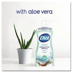 Dial 10 oz. Antibacterial Foaming Hand Wash - Coconut Water Scent (8/Carton)