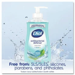 Dial 11 oz. Antibacterial Liquid Hand Soap - Spring Water Scent (12/Carton)