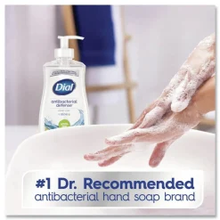 Dial 11 oz. Antibacterial Liquid Hand Soap - White Tea Scent (12/Carton)