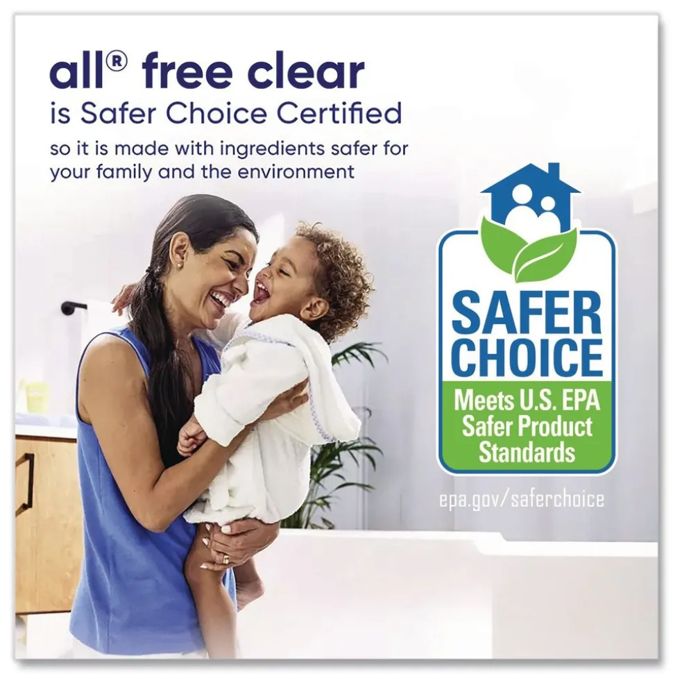 Dial 73 oz. Bottle 58 Loads Free Clear HE Laundry Detergent - Unscented (6/Carton)