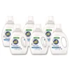 Dial 34 oz. Bottle Free Clear Liquid Fabric Softener - Fragrance Free (6/Carton)