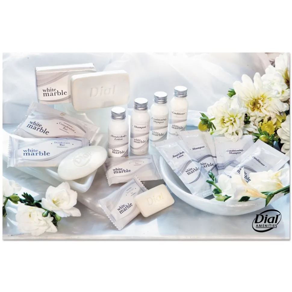 Dial Amenities #1-1/2 Individually Wrapped Amenities Deodorant Soap - Pleasant Scent (500/Carton)