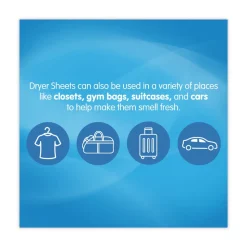 Dial Fabric Softener Sheets - Fresh Scent (120 Sheets/Box, 6 Boxes/Carton)