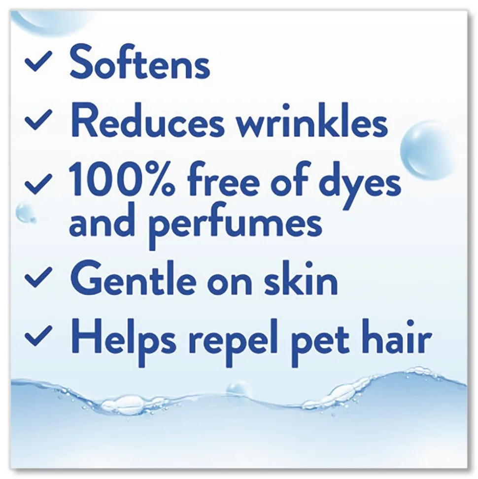 Dial Free Clear Dryer Sheets - Fragrance Free (6/Carton)