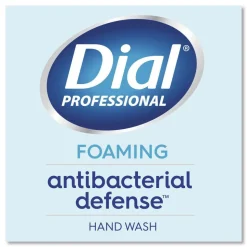 Dial Professional 17000 35458 1 Gallon Antibacterial Foaming Hand Wash Refill - Spring Water Scent (4/Carton)