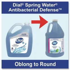 Dial Professional 17000 35458 1 Gallon Antibacterial Foaming Hand Wash Refill - Spring Water Scent (4/Carton)