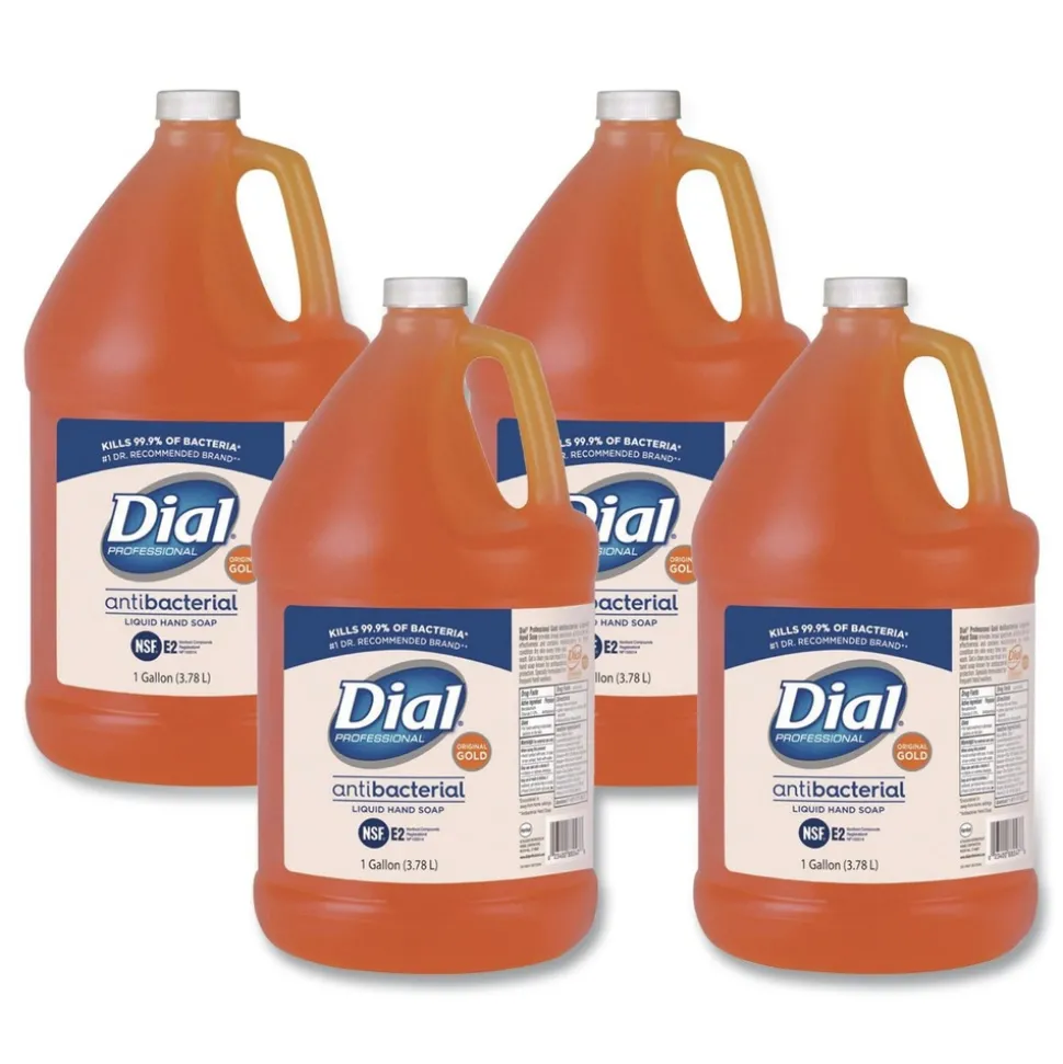 Dial Professional 1 gal. Gold Antibacterial Liquid Hand Soap (4/Carton)