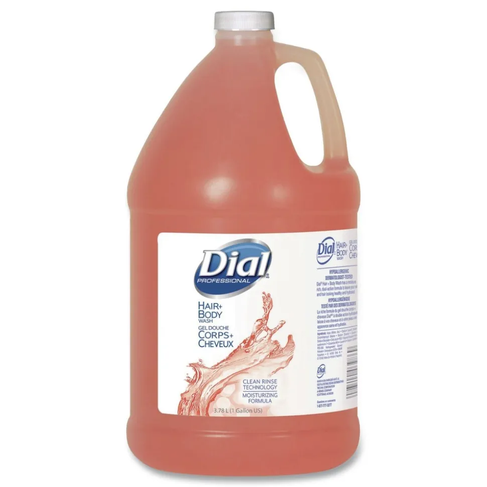 Dial Professional 1 gal. Hair and Body Wash - Neutral Scent (4/Carton)