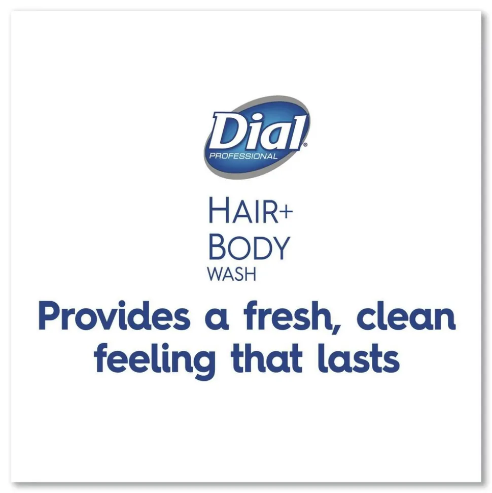 Dial Professional 1 gal. Hair and Body Wash - Neutral Scent (4/Carton)