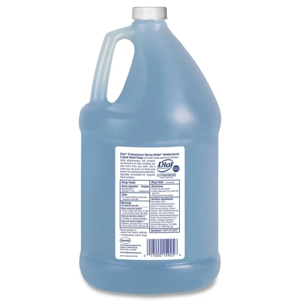 Dial Professional 1 Gallon Spring Water Antibacterial Liquid Hand Soap