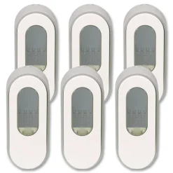 Dial Professional 3.75 in. x 3.38 in. x 8.75 in. 15 oz Versa Dispenser for Pouch Refills - Light Gray/White (6/Carton)