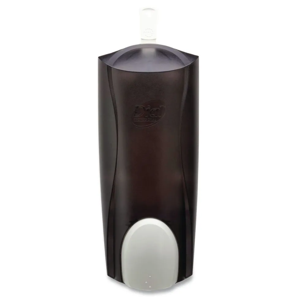 Dial Professional 5.1 in. x 4 in. x 12.3 in. 1 Liter Manual Liquid Dispenser - Smoke