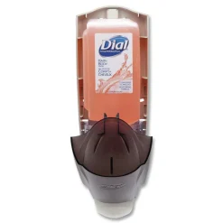 Dial Professional 5.1 in. x 4 in. x 12.3 in. 1 Liter Manual Liquid Dispenser - Smoke