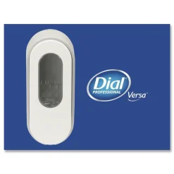 Dial Professional 3.75 in. x 3.38 in. x 8.75 in. 15 oz Versa Dispenser for Cartridge Refills - Light Gray/White (6/Carton)