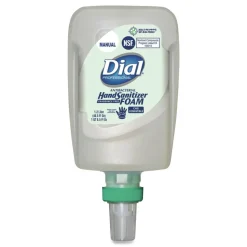 Dial Professional 1.2 Liter Bottle Antibacterial Foaming Hand Sanitizer Refill for FIT Manual Dispenser - Fragrance-Free (3/Carton)