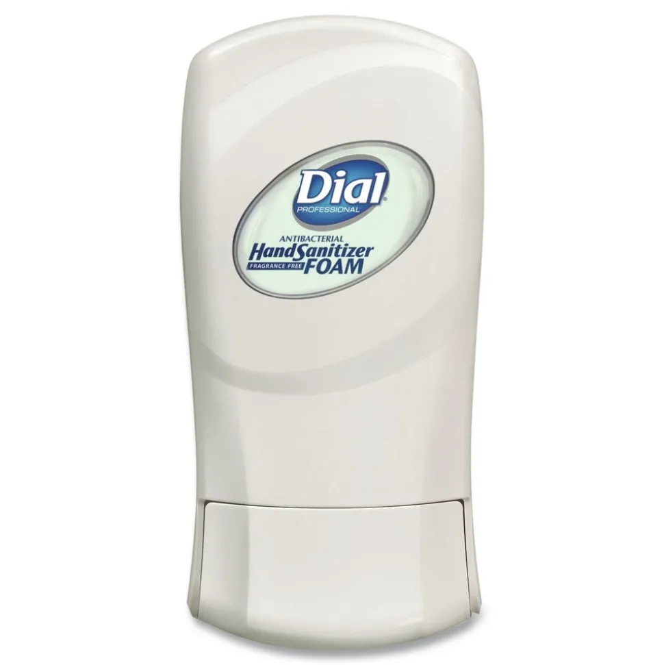 Dial Professional 1.2 Liter Bottle Antibacterial Foaming Hand Sanitizer Refill for FIT Manual Dispenser - Fragrance-Free (3/Carton)
