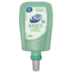 Dial Professional 1 Liter Basics Hypoallergenic Foaming Hand Wash Refill for FIT Touch Free Dispenser - Honeysuckle Scent (3/Carton)
