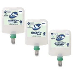 Dial Professional 1.2 Liter Antibacterial Foaming Hand Sanitizer Refill for Dial 1700 V Dispenser - Fragrance-Free (3/Carton)