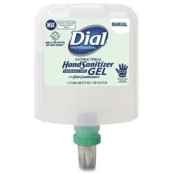 Dial Professional 1.2 Liter Antibacterial Foaming Hand Sanitizer Refill for Dial 1700 V Dispenser - Fragrance-Free (3/Carton)