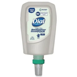 Dial Professional 1 Liter Bottle Antibacterial Foaming Hand Sanitizer Refill for FIT Touch Free Dispenser - Fragrance-Free (3/Carton)