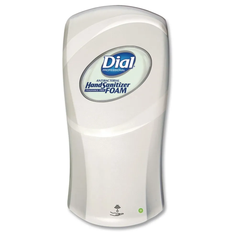 Dial Professional 1 Liter Bottle Antibacterial Foaming Hand Sanitizer Refill for FIT Touch Free Dispenser - Fragrance-Free (3/Carton)