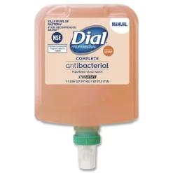 Dial Professional 1.7 Liter Antibacterial Foaming Hand Wash Refill for 1700 V Dispenser - Original Scent (3/Carton)