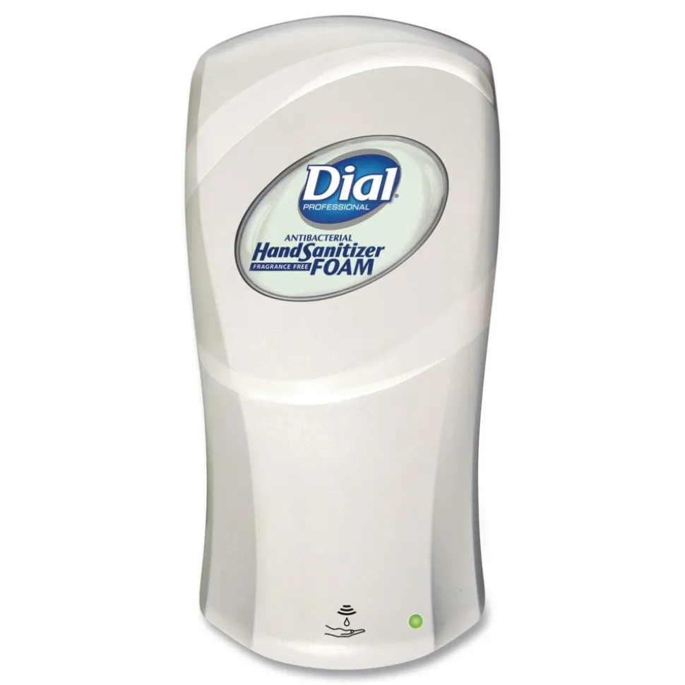Dial Professional 1 Liter Bottle Antibacterial Foaming Hand Sanitizer Refill for FIT Touch Free Dispenser - Fragrance-Free