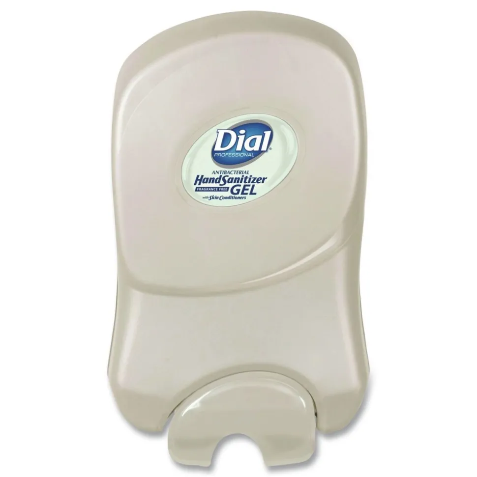 Dial Professional 1.2 Liter Antibacterial Gel Hand Sanitizer Refill for Dial 1700 Dispenser - Fragrance-Free (3/Carton)