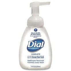 Dial Professional 7.5 oz. Antimicrobial Foaming Tabletop Pump Hand Wash (12/Carton)