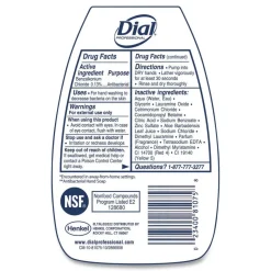 Dial Professional 7.5 oz. Antimicrobial Foaming Tabletop Pump Hand Wash (12/Carton)